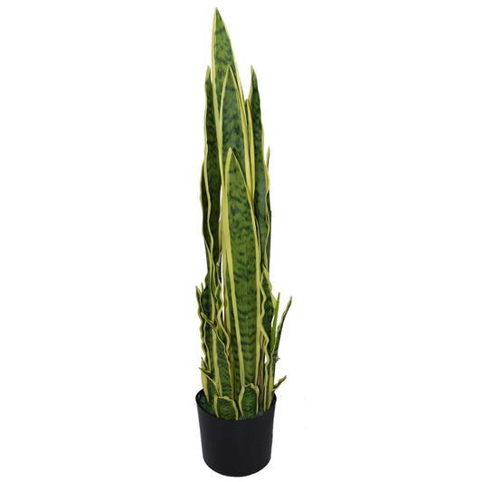 90cm Artificial Sansevieria Yellow Green Indoor Plant – image 2