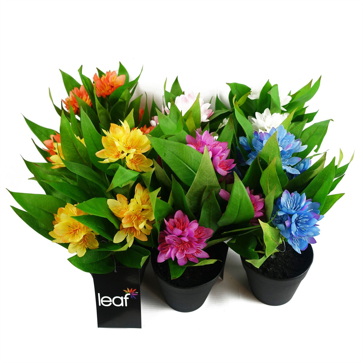 18cm Artificial Freesia Plant White Flowering