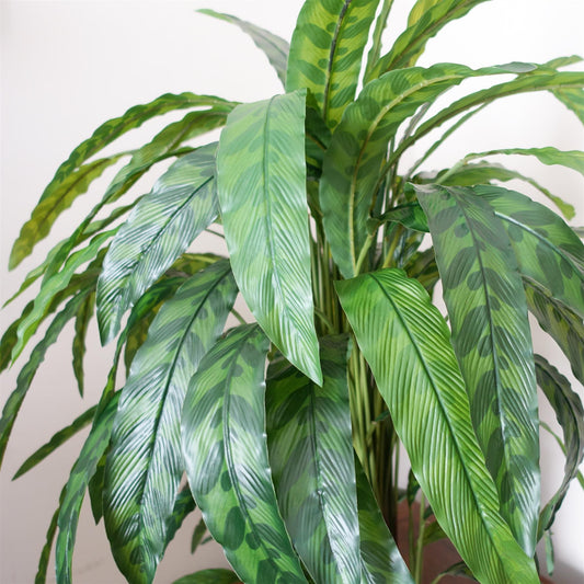 90cm Variegated Artificial Calathea Plant – image 2