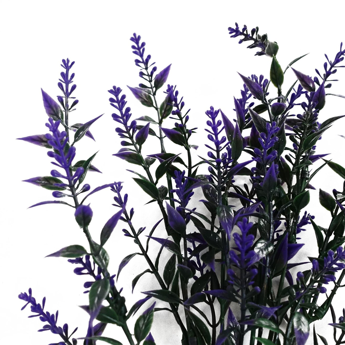 34cm Artificial Purple Heather Stem Plant