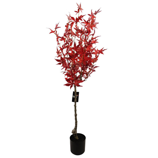 120cm Artificial Red Maple Tree – image 2