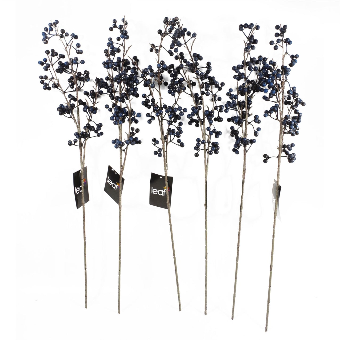 Artificial 70cm Blue Christmas Berry Spray
