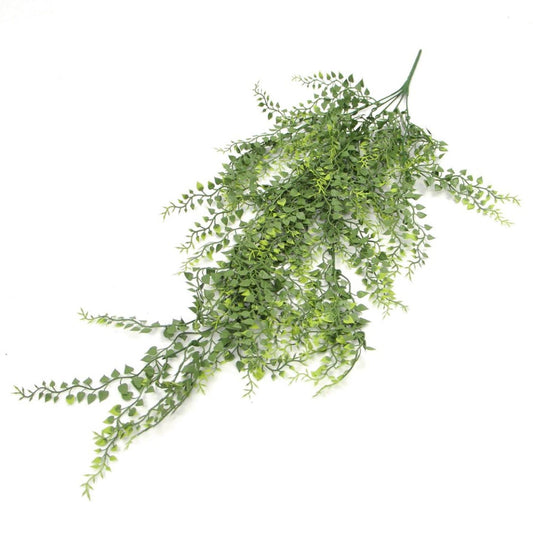 Hanging UV Fire Resistant Artificial Trailing Button Fern Plant 82cm – image 2