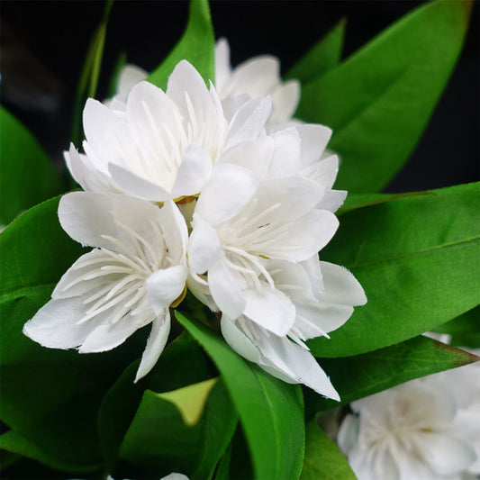 18cm Artificial Freesia Plant White Flowering – image 2