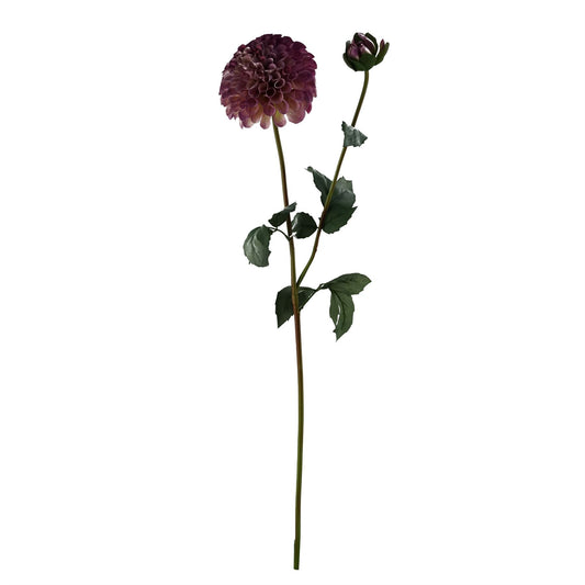 90cm Pink Artificial Peony Dahlia Glass Vase – image 2