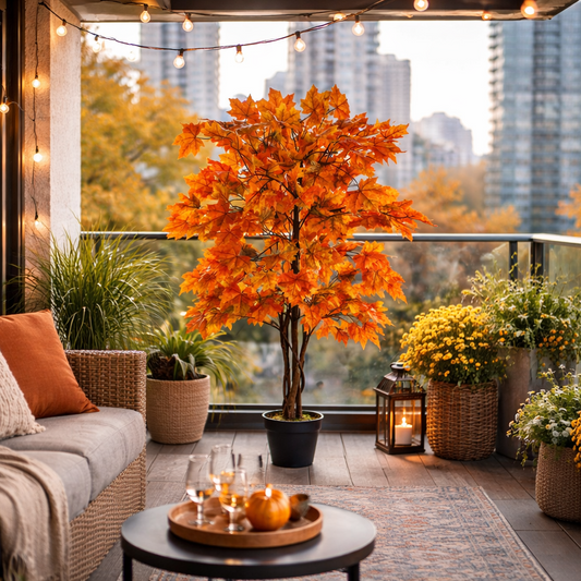 125cm Extra Large Artificial Autumn Maple Acer Tree – image 2