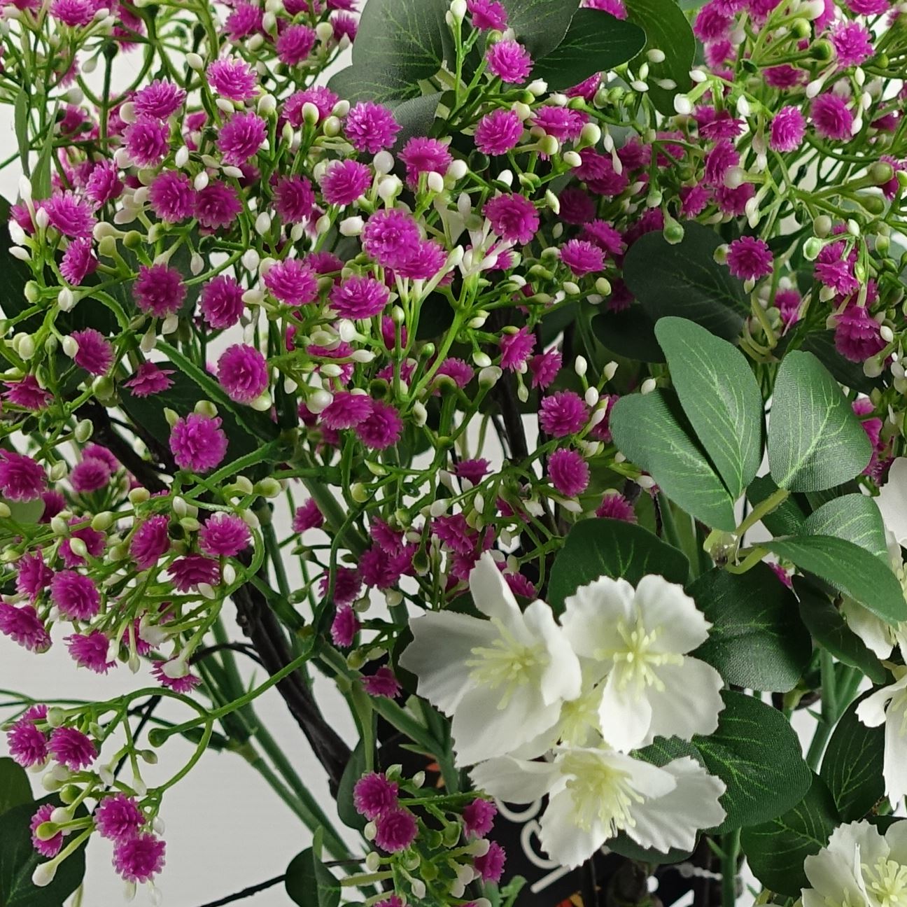 55cm Artificial Gypsophila Pink Stem