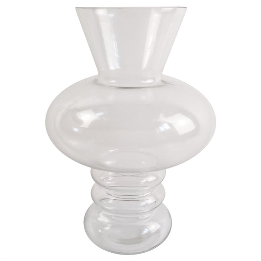 60cm Artificial Chrysanthemum Mix Glass Bubble Vase – image 2