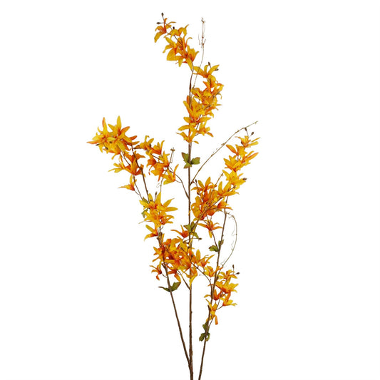 130cm Yellow Blossom Floral Spray Artificial – image 2