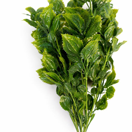 75cm Artificial Green Leaf Foliage Bush Stem – image 2