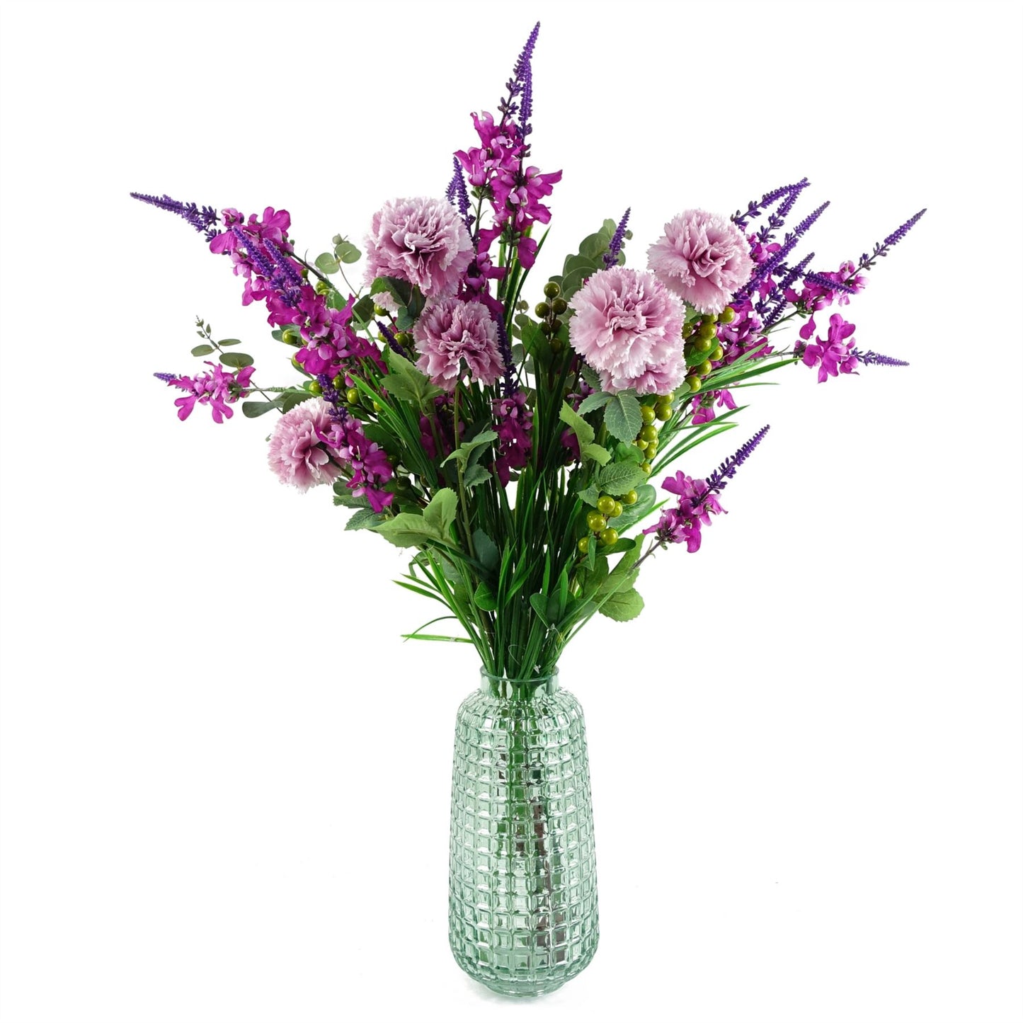 80cm Artificial Dark Pink Larkspur Artifical Stem