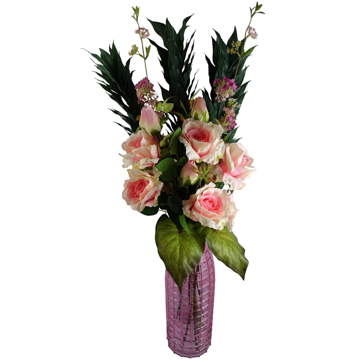 100cm Artificial Pink Blossom Spray Stem