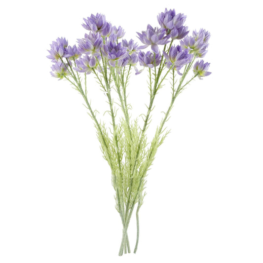 Pack of 6 x 60cm Purple Starflower Stem - 30 Flowers