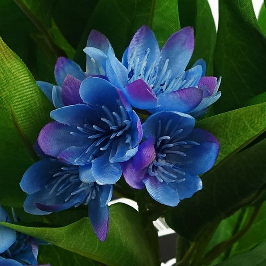 18cm Artificial Freesia Plant Blue Flowering – image 2