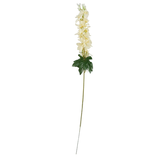 75cm Delphinium Cream Artificial Stem – image 2