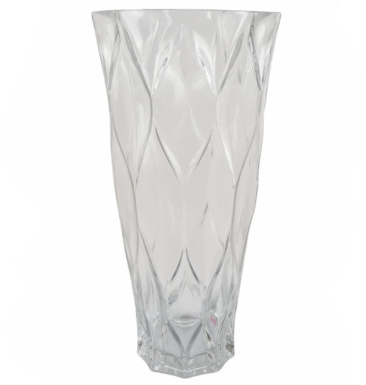 90cm Artificial Purple Chrysanthemum and Ferns Glass Vase – image 2