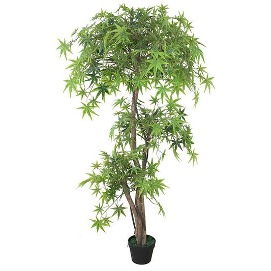 150cm Artificial Japanese Maple Tree Green – image 2