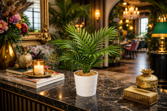 How to Create a Faux Plant Feature Wall