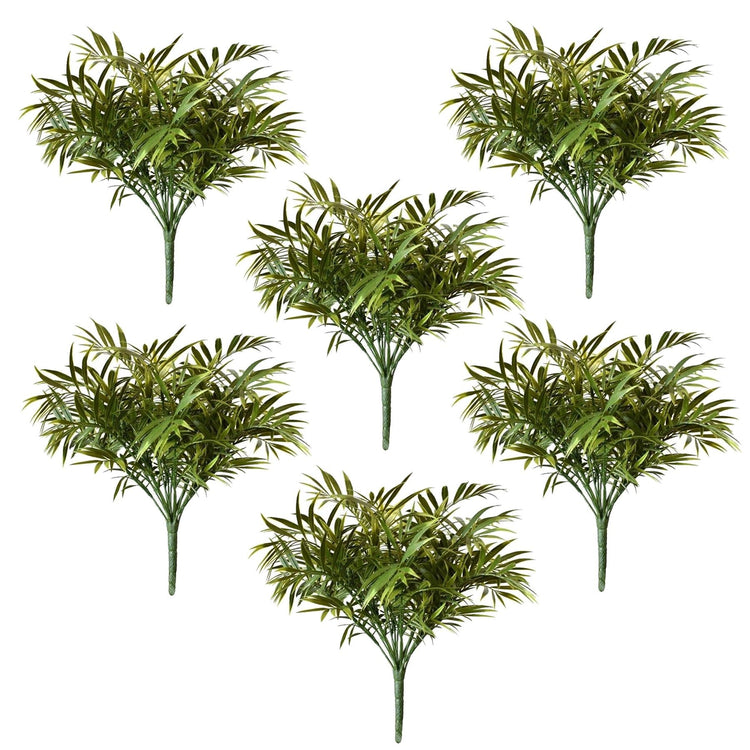 Multipack Stem Foliage — Pack of 6 x 40cm Fire Retardant Artificial Palm Tree Stem