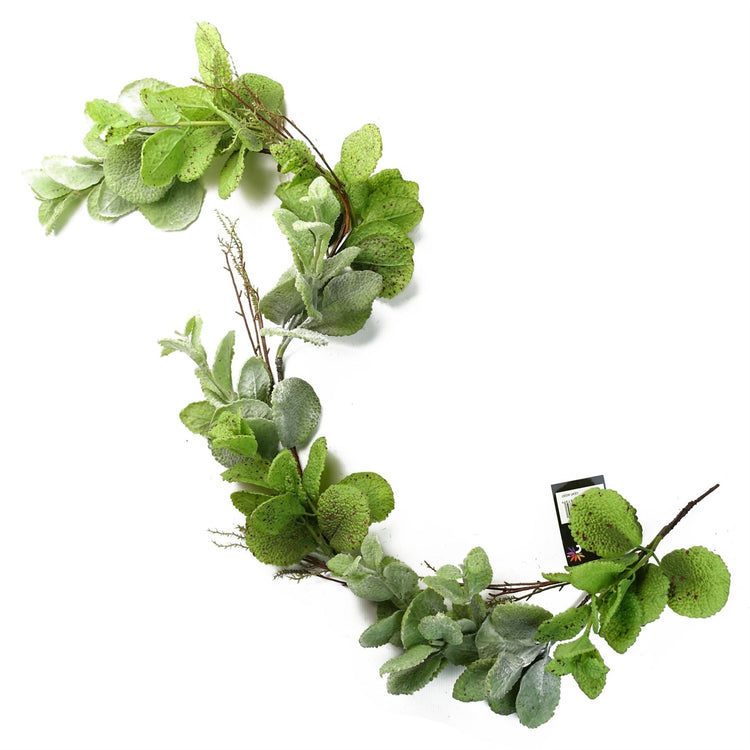 Garlands — 125cm Artificial Hanging Trailing Mint Leaf Garland Plant
