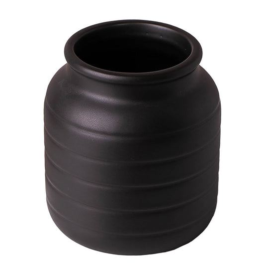 Black Vase Planter 13 x 13 x 14cm BlackBlack