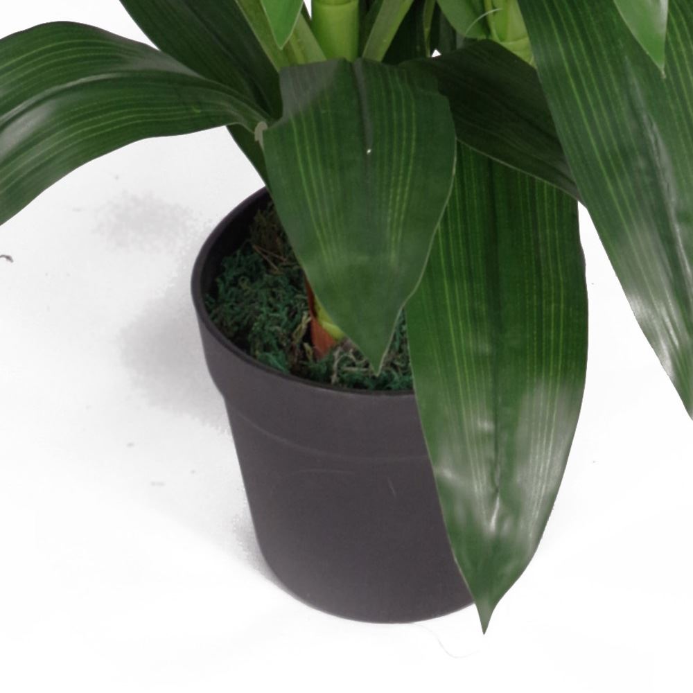 Artificial 100cm Cymbidium Orchid Plant Extra Large Purple Flowers