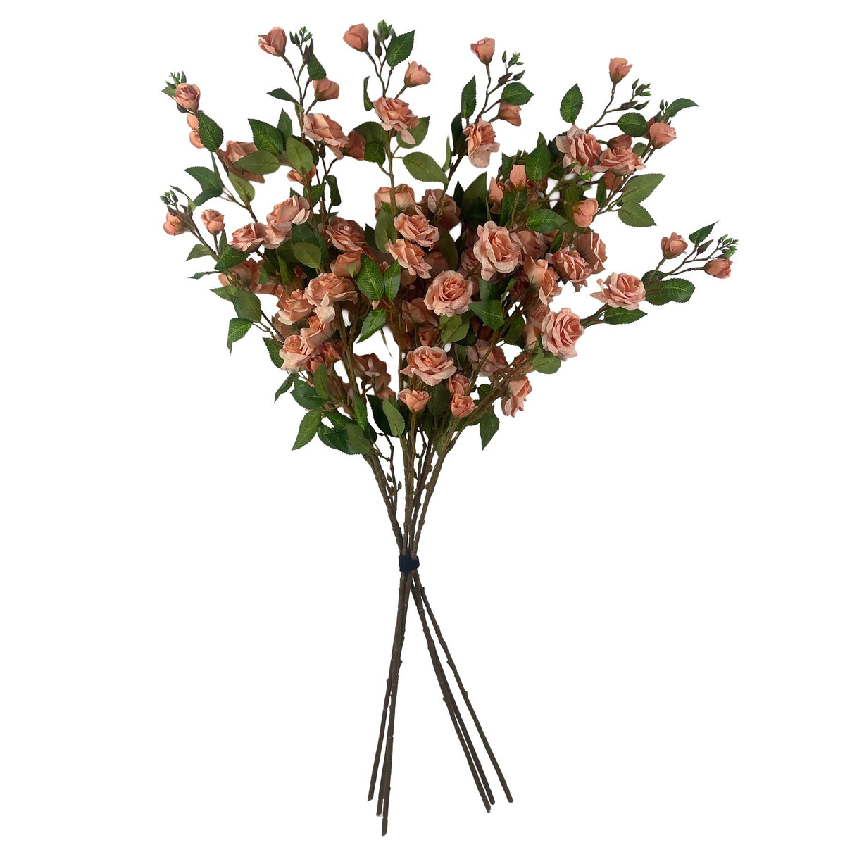 Pack of 6 x 90cm Artificial Pink Rose Stem