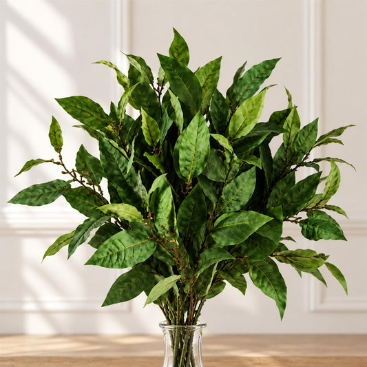 Pack of 6 x 90cm Artificial Ficus Foliage Stem