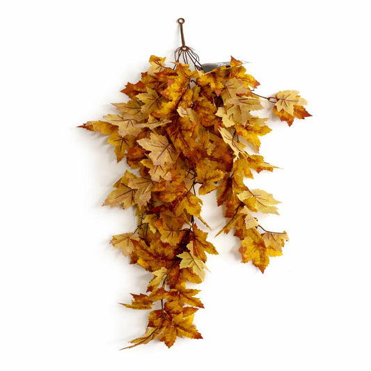 70cm Artificial Trailing Grape Ivy Plant Faux Hanging Foliage Yellow – image 2