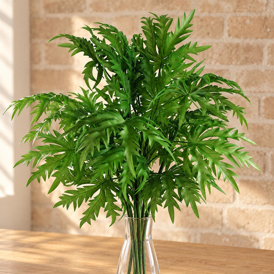 Pack of 6 x 85cm Artificial Foliage Leaf Stem