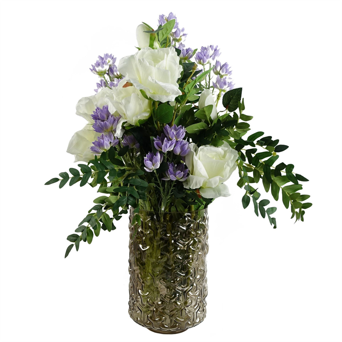 Pack of 6 x 60cm Purple Starflower Stem - 30 Flowers