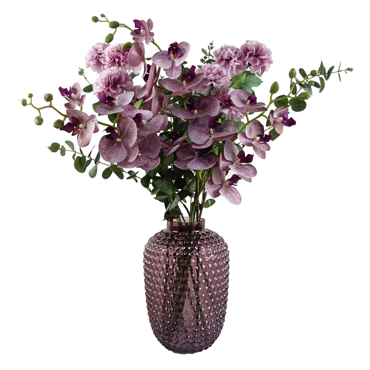 100cm Artificial Phalaenopsis Orchid Purple Stem