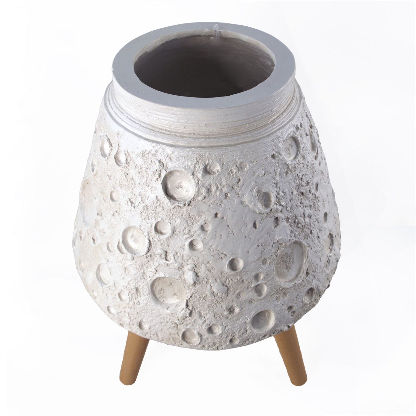 x 40cm Large Lunar White Planter 62cm