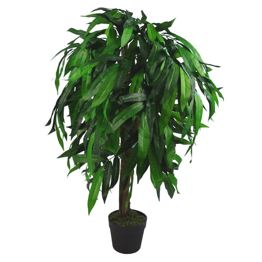 100cm Tall Large Artificial Mango Tree Plant – image 2