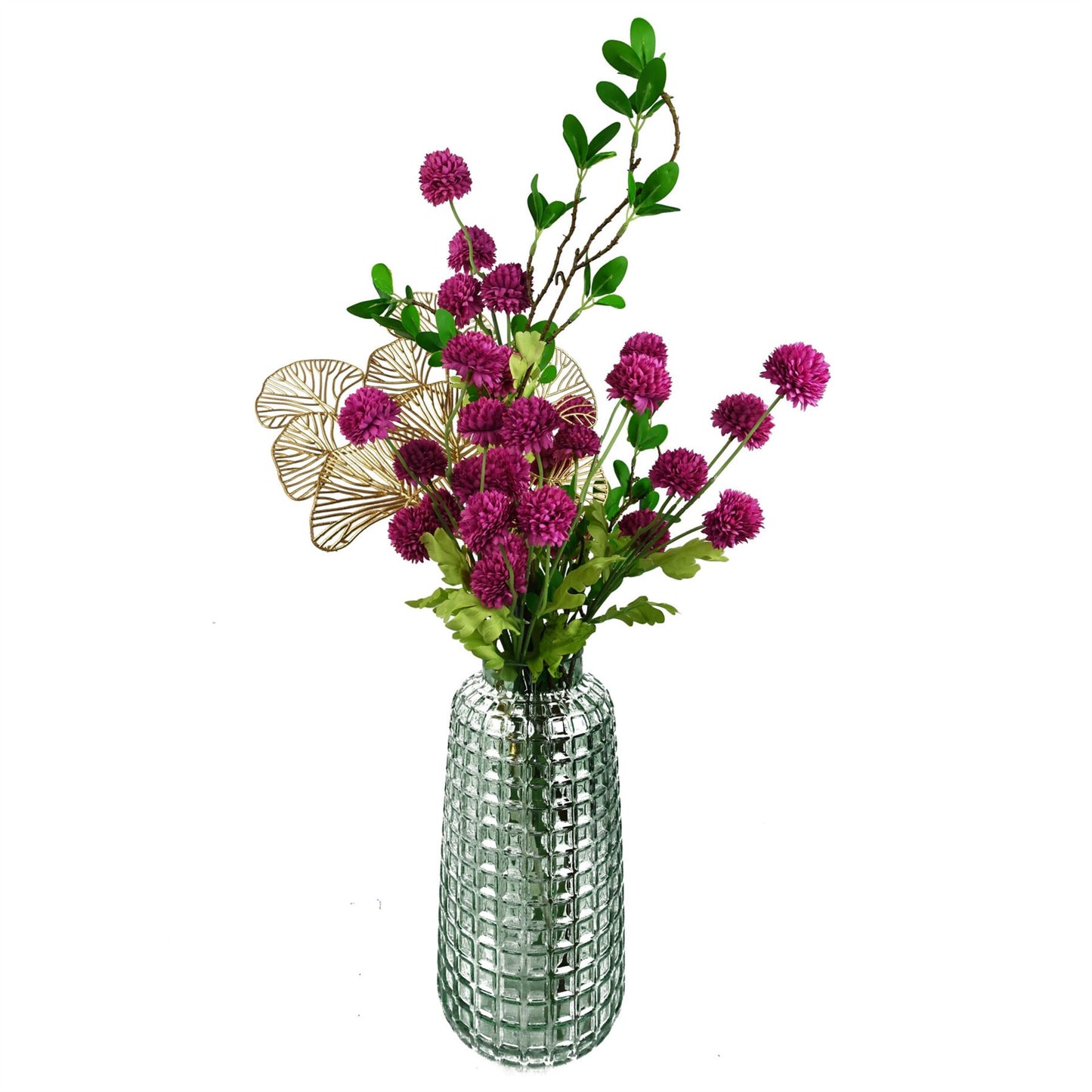 65cm Artificial Golden Leaves Flower Arrangement Decoration