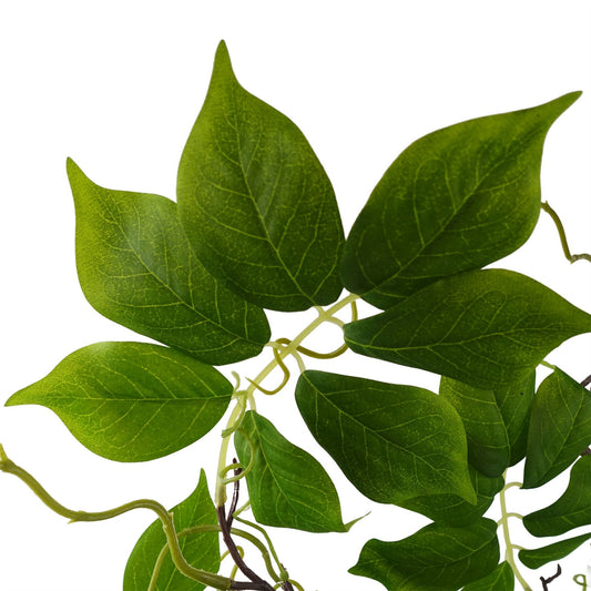 90cm Artificial White Wisteria Bush