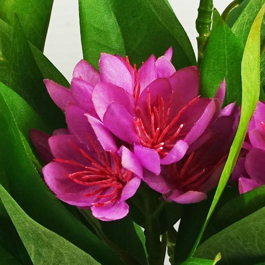 18cm Artificial Freesia Plant Dark Pink Flowering – image 2