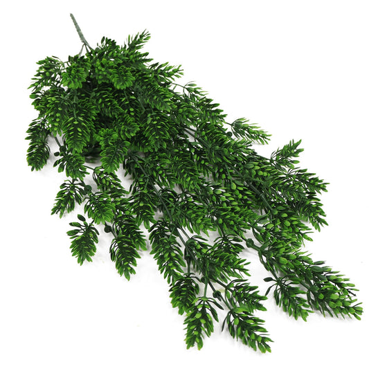 Hanging UV and Fire Resistant Artificial Clustered Fern Plant 128cm – image 2