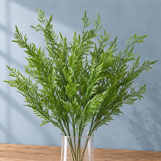 Pack of 6 x 120cm Artificial Boston Fern Stem Filler
