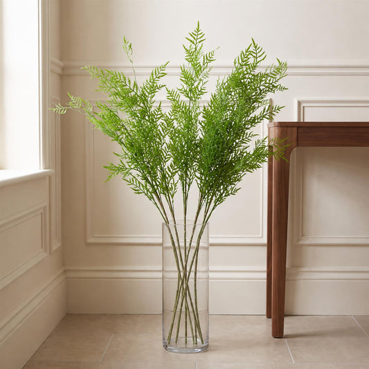 Pack of 6 x 120cm Artificial Boston Fern Stem Filler