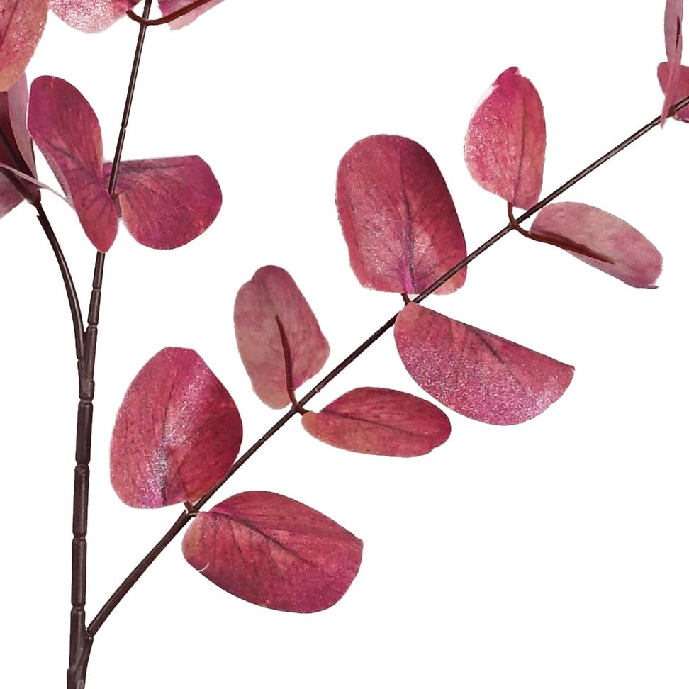 80cm Artificial Pink Eucalyptus Foliage Stem – image 4