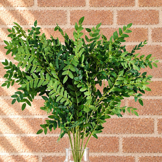 Pack of 6 x 100cm Artificial Fern Foliage Stem