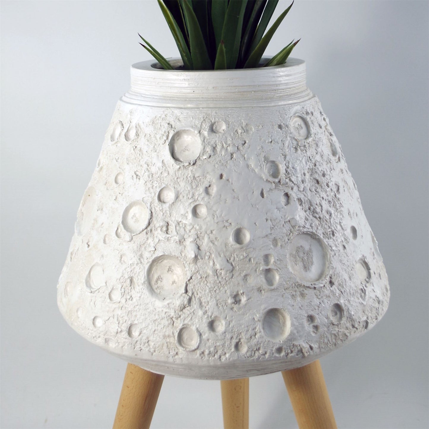 x 40cm Large Lunar White Planter 62cm