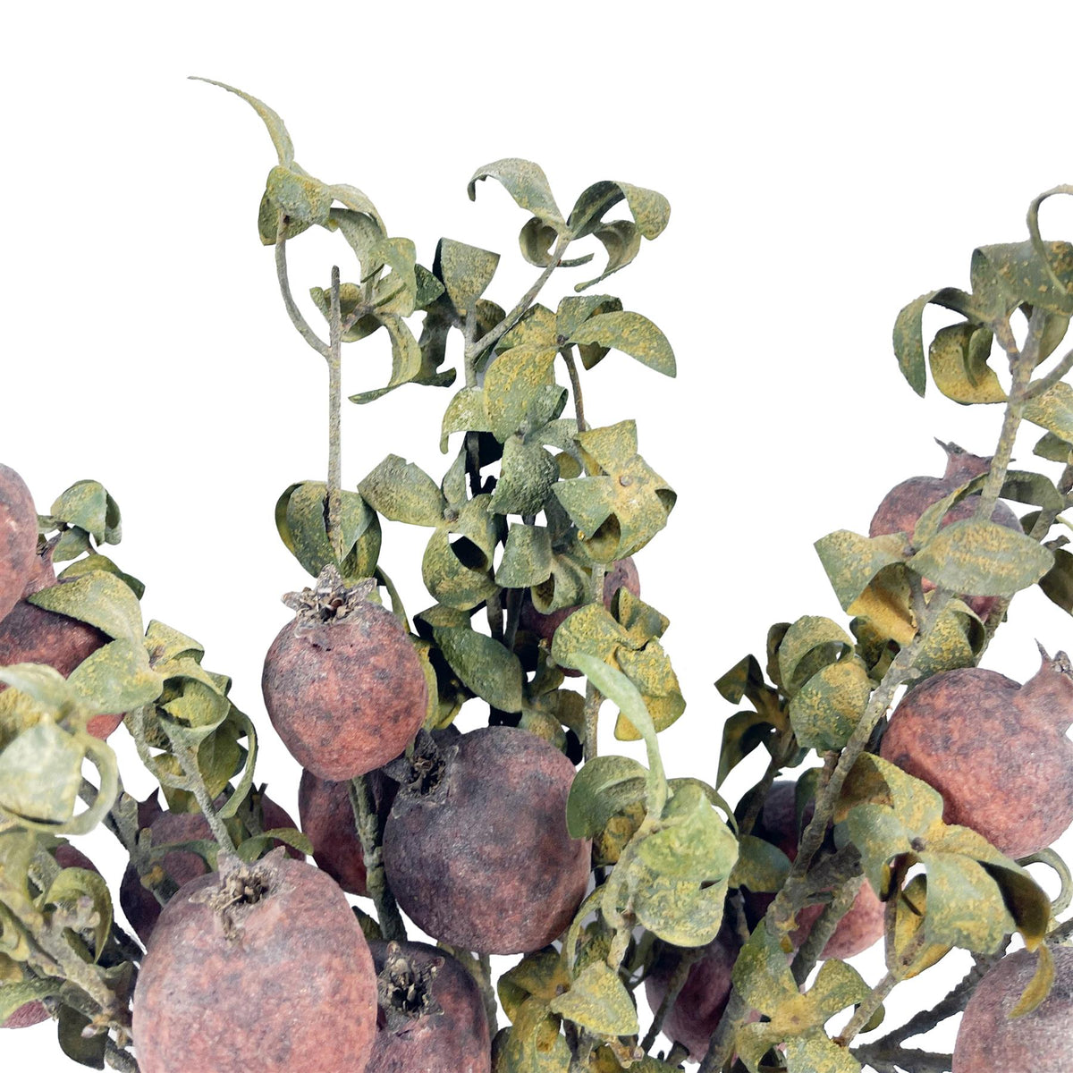 Pack of 6 x 75cm Artificial Pomegranate Stem Artificial Red
