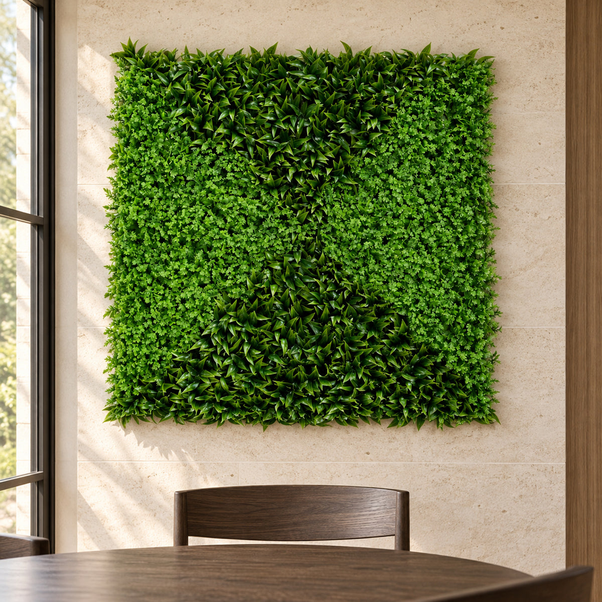 100cm Artificial Green Wall Panel Mixed Foliage Faux Living Wall