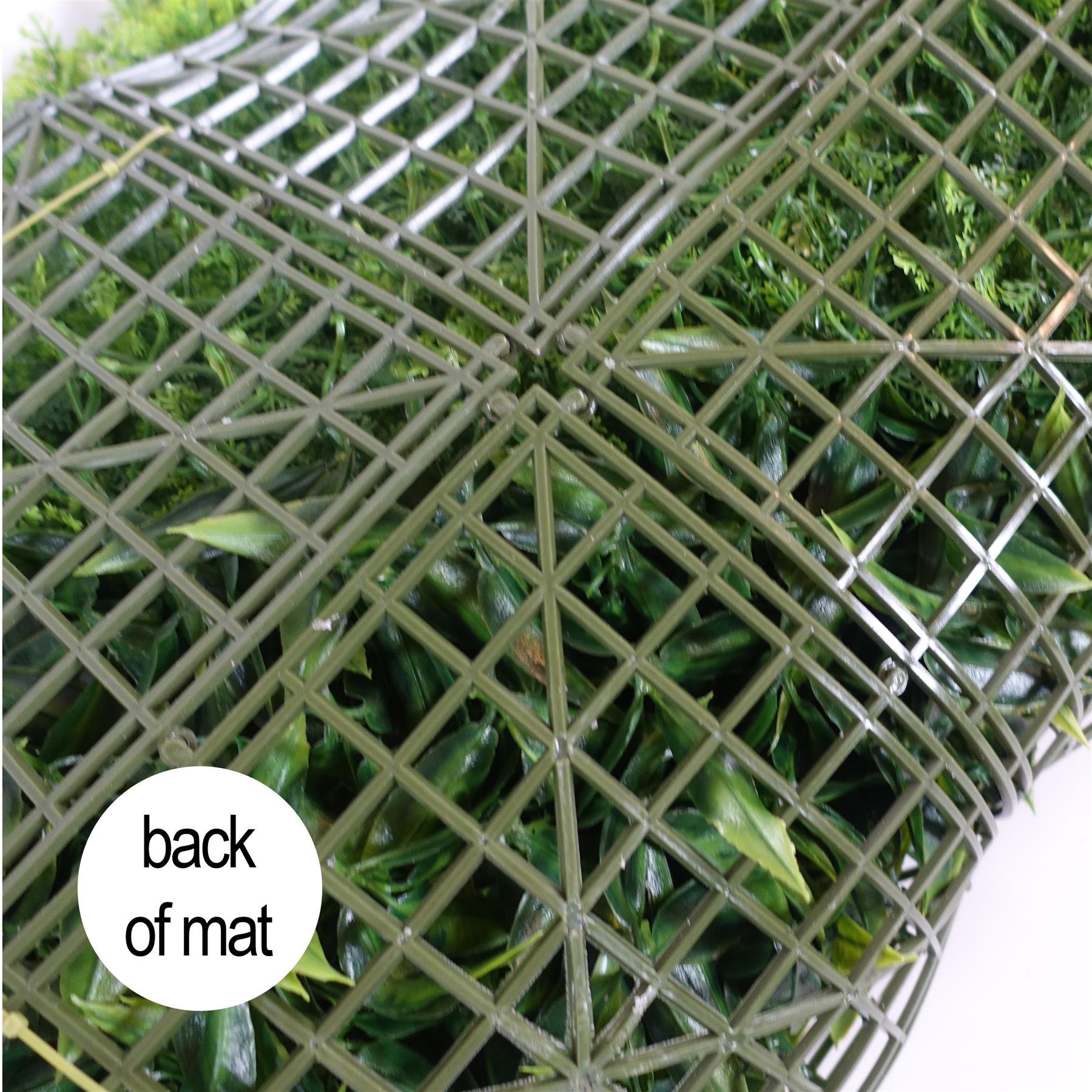 100cm Artificial Green Wall Panel Mixed Foliage Faux Living Wall – image 5