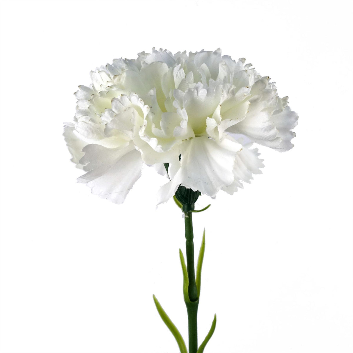 Pack of 12 x 57cm White Carnation Artificial Flowers
