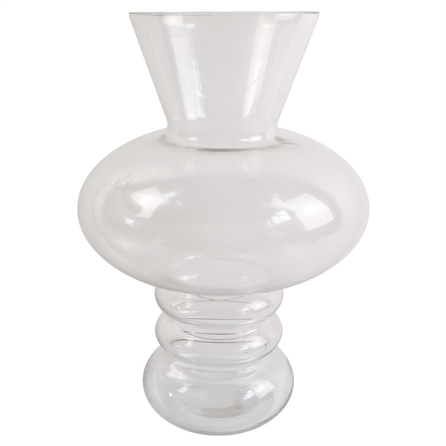 60cm Artificial Chrysanthemum Mix Glass Bubble Vase