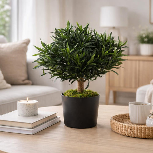 40cm Podocarpus Bush Artificial Plant – image 2