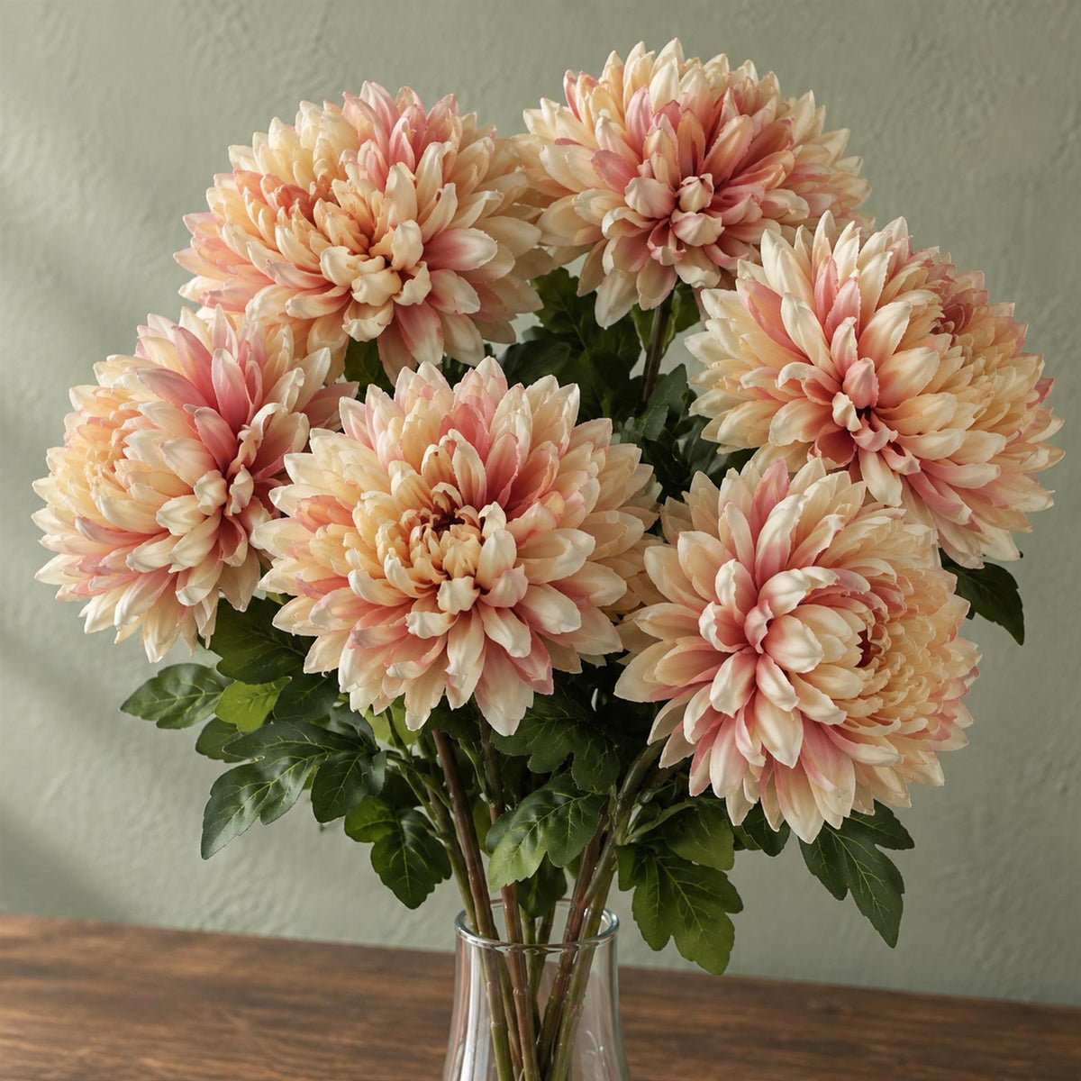 Pack of 6 x 75cm Extra Large Reflex Chrysanthemum - Pink